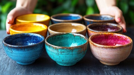 Artisan Handmade Ceramic Bowls Collection