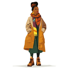 Mozambique Woman Winter Clothes and Style – Cozy and Chic Winter Outfits, Stylish Winter Dresses, Warm and Trendy Clothes for Cold Weather, Elegant Winter Fashion for Women
