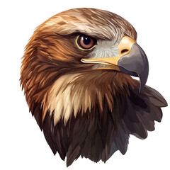 Eagle Head Vector Illustration | Majestic and Powerful Bird Art  
