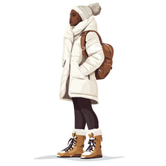 Nigeria woman winter Clothes and style 