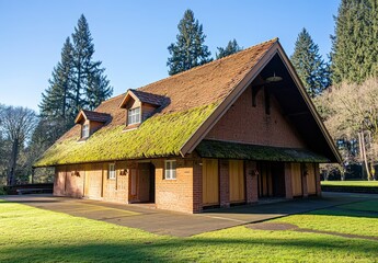 Obraz premium old wooden house
