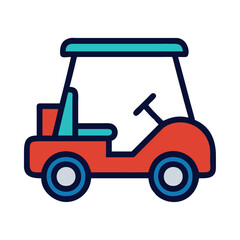 Golf Cart Sports Transport Vehicle