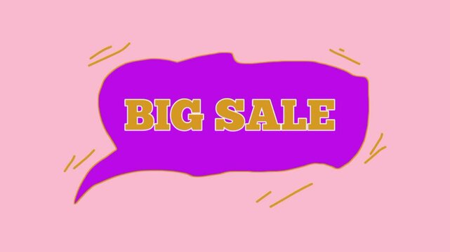 a text in a video, in promoting an advertisement