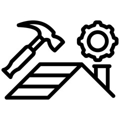 Roofing Icon
