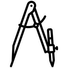 Drafting Compass Icon