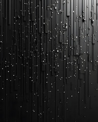 Abstract Wall Art: Minimalist Design with Vertical Lines and Geometric Shapes