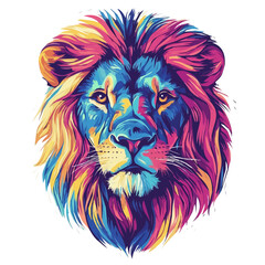 Lion Head Vector Illustration | Majestic Big Cat Artwork for Logos & Digital Designs  
