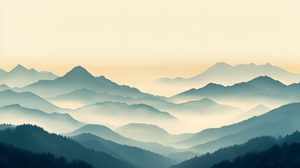 Fototapeta premium sunrise in the mountains