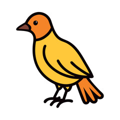 Yellow Bird Wildlife Nature Animal