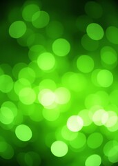 Fototapeta premium Abstract green bokeh blur space background bokeh green bokeh green abstract background light bright blur pattern