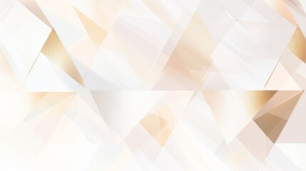 Obraz premium Light pastel soft pale brown gold golden champagne beige white abstract background. Geometric shape. Line triangle angle. Grunge noise grain mesh. Business technology premium. Blank template design