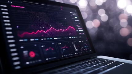 Futuristic AI-powered robo-advisor interface for modern financial solutions.