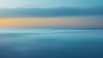 Ethereal Layers: An Abstract Dreamscape of Hues and Hazy Horizons