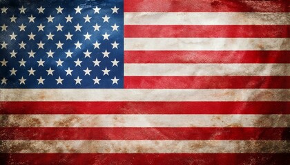 Fototapeta premium grunge american flag
