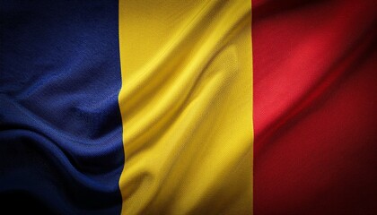 waving flag of belgium