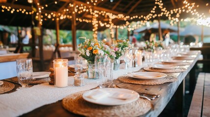 A fine dining setup with a delicately plated main course.