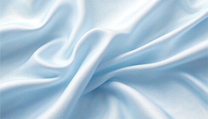 Obraz premium white silk wave product beauty skin care promotion illustration background