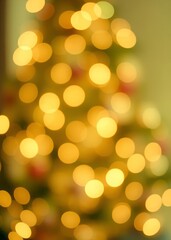 Obraz premium Abstract christmas background banner - pastel background with bokeh lights bokeh green bokeh green abstract background light bright blur pattern