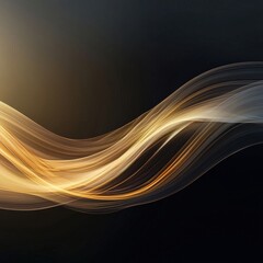 Fototapeta premium Abstract Flow of Light with Smooth Color Gradients