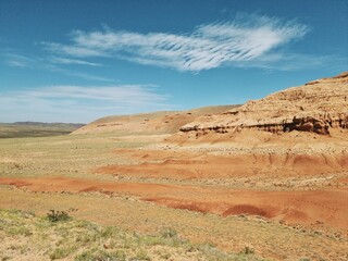 beautiful landscape of the desert