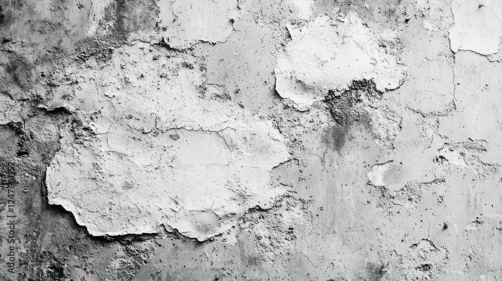 Poster this rustic wall concrete showcases peeling layers and weathered textures, offering a vintage charm 