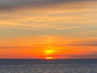Obraz premium sunset over the sea