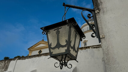 street lantern on the wall