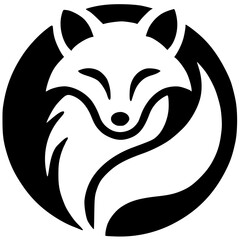 Fox logo silhouette