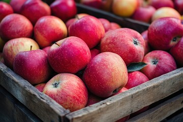 A family apple-picking trip on a crisp autumn day
