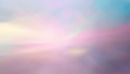 무지개빛이 부드럽게 흘러가는 꿈 같은 배경, 희망과 즐거움을 상징하는 이미지