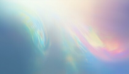 Fototapeta premium 무지개빛이 부드럽게 흘러가는 꿈 같은 배경, 희망과 즐거움을 상징하는 이미지
