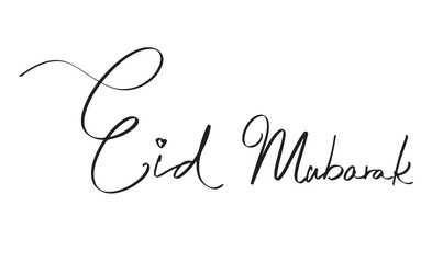 Eid mubarak text font calligrapht hand written lettering script lettering black color object decoration ornament eid ul fitr ramadan kareem crescent allah muslim islam culture religion may month 2025 
