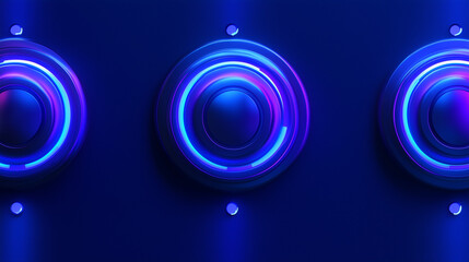 abstract background with blue circles