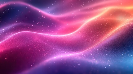 Fototapeta premium Abstract pastel purple holographic blurred grainy gradient background. Colorful digital grain soft noise effect.