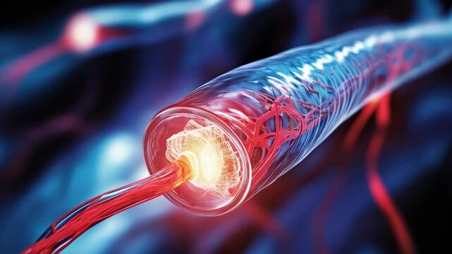 Cath Lab Technology, 3D Animation of Angioplasty and Stent Placement