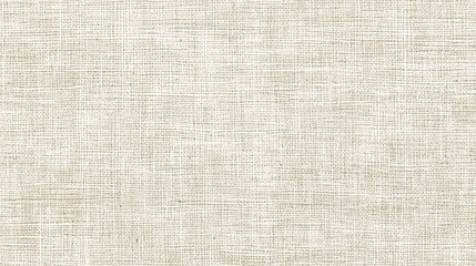 Close-up view of beige linen fabric texture.  Shows detailed weave and subtle variations in tone. Ideal for backgrounds and design.