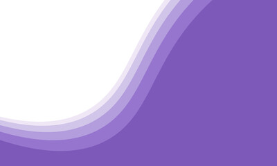 Purple business wave banner on white background, flat purple gradation. wavy background. eps 10