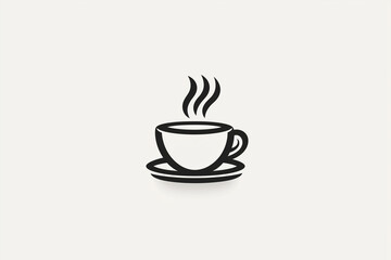 cup of tea  logo design vector