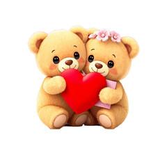 teddy bear with heart