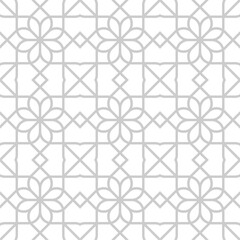 Elegant Islamic geometric pattern, ideal for web backgrounds and festive decorations.