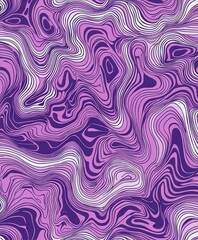 Abstract Purple Swirl Pattern with Flowing Lines and Curves Design