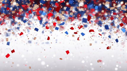 american flag made of many spheres