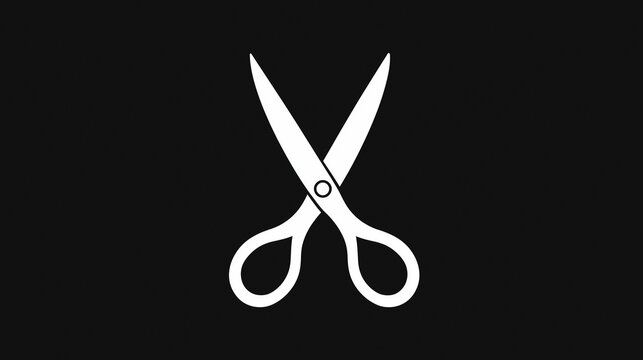 scissors isolated on white