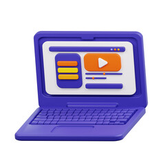 3D Education Application. suitable for technology, online content, digital media, streaming services, and video editing concepts.