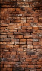 Obraz premium Brown brick wall texture background, brick wall seamless pattern