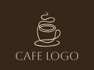 Specialty Coffee Shop Logo Chic Contemporary Café Branding Artisanal Elegant Handcrafted  Simple Modern cafe Identity 