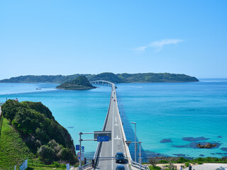 山口県 角島大橋 全景