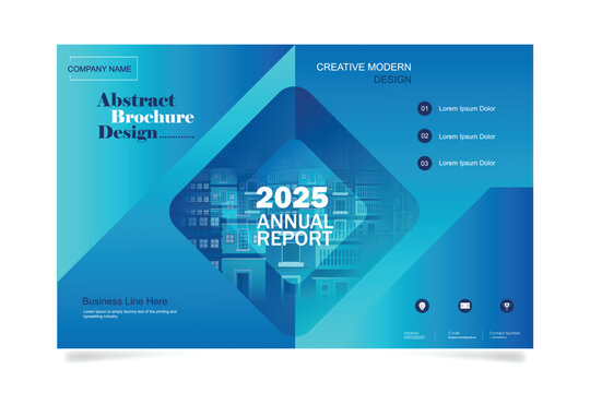 Annual report brochure flyer design template, Leaflet presentation, book cover