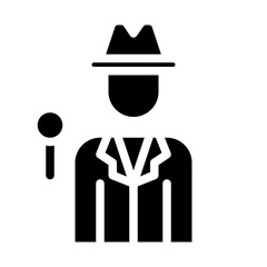 detective solid icon