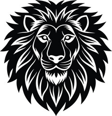 Fototapeta premium lion head vector
